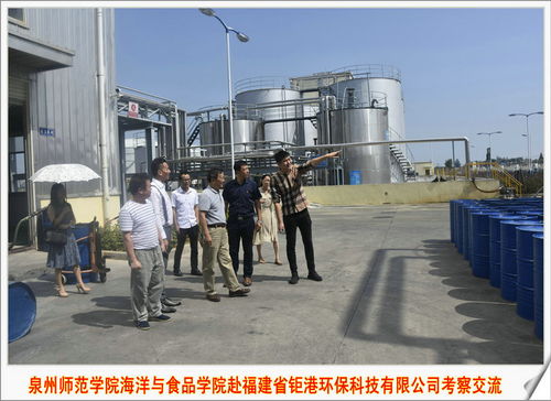 海洋與食品學(xué)院專家團(tuán)赴福建省鉅港環(huán)保科技公司開(kāi)展技術(shù)交流，共促綠色食品與環(huán)保技術(shù)融合發(fā)展